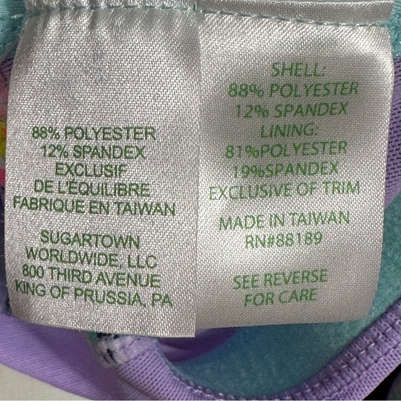 NWT Lilly Pulitzer Luxletic Jaydea sports bra, "Slathouse Soiree" pattern, sz S - Picture 7 of 8